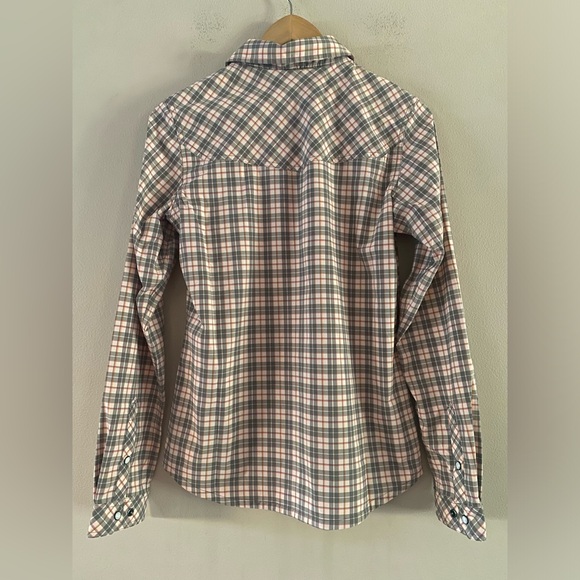 NWT Stio Women’s Eddy Shirt Western Plaid Long Sleeve Pearl Snap Size SMALL - Picture 2 of 13
